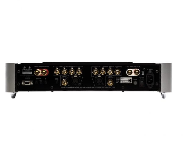 Moon by Simaudio 600iv2 integrated amplifier rear