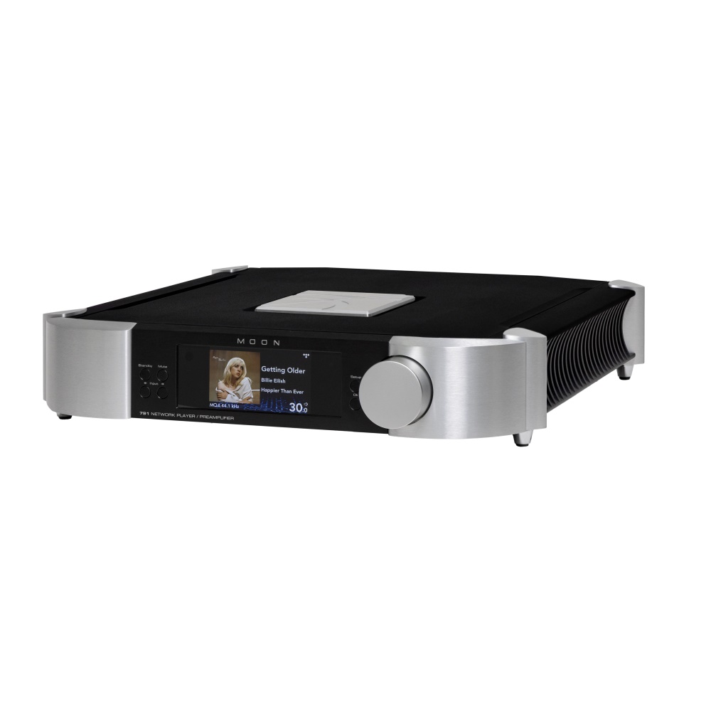 MOON 791 streaming preamplifier, high-end digital network player from loud and clear hi-fi, glasgow, scotland, uk