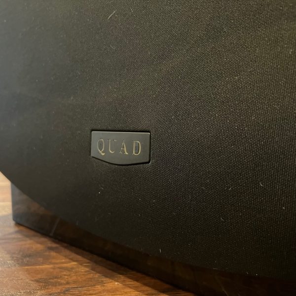 Quad ESL2805 Loudspeaker Badge View Pre-owned Available at Loud & Clear Glasgow, Scotland.