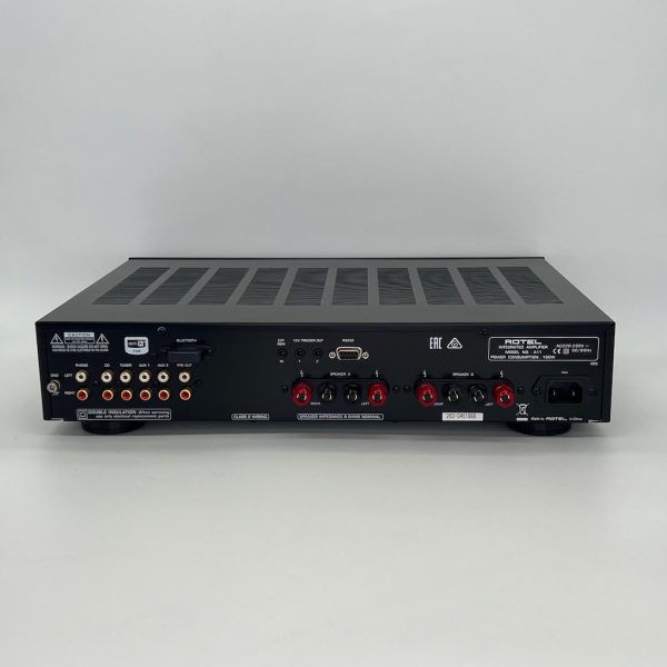 Rotal A11 Tribute Integrated Amplifier Black Rear View Pre-owned Available from Loud & Clear Glasgow, Scotland.