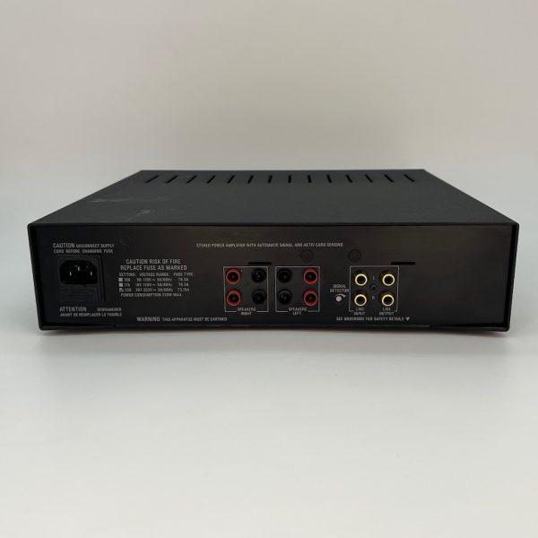 Linn LK140 Power Amplifier Rear View Pre-Owned Available from Loud and Clear Glasgow, Scotland. UK.