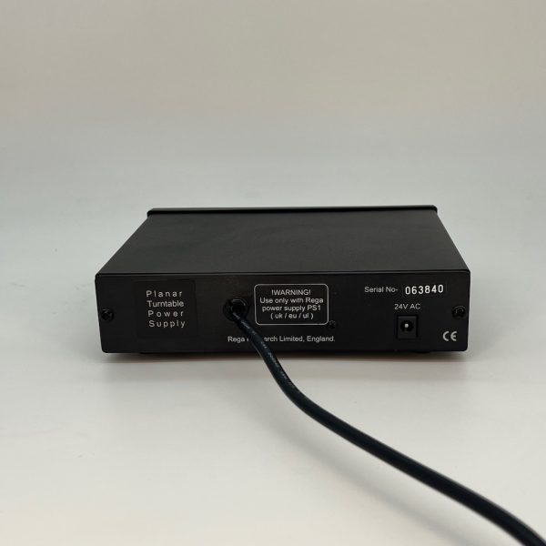 Rega TT PSU Turntable Power Supply Rear View Pre-owned Available from Loud and Clear Glasgow, Scotland. UK.
