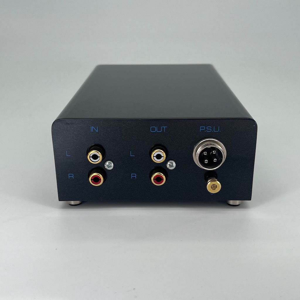 Trichord Dino Phono Stage Rear View Pre-owned, available from Loud and Clear Glasgow, Scotland. U.K.