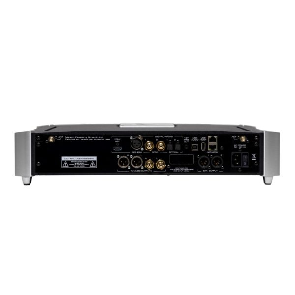MOON 681 network player digital Streamer backpanel view high-end hi-fi from loud and clear glasgow, scotland, uk