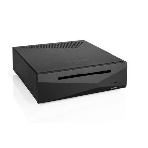 Innuos ZENmini S Mk3 three quarter view, solid state hard drive streaming server with dac including cd ripper, digital music storage from loud and clear glasgow, scotland, uk