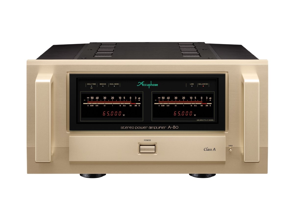 accuphase a80 full class a power amplifier, high-end japanese hi-fi from loud and clear glasgow, scotland, uk