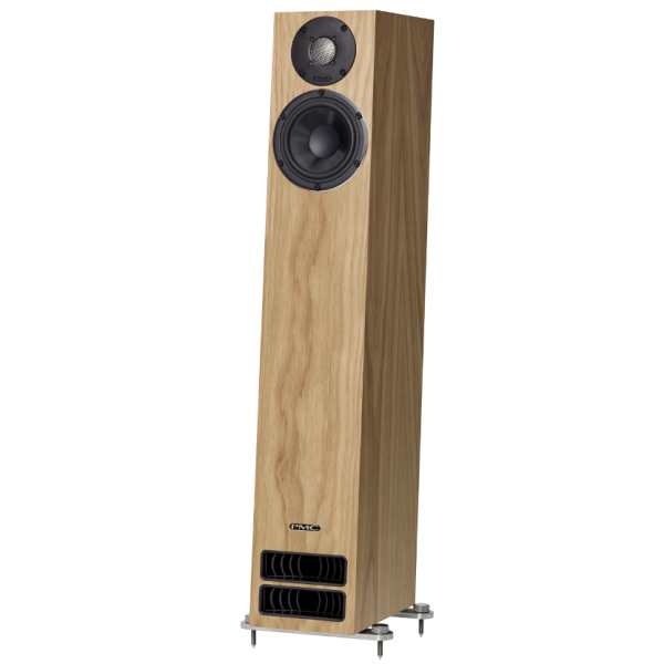 PMC twenty5.23i Floorstanding Speakers Oak Tilt View Grille Off New, Available at Loud & Clear Glasgow, Scotland, U.K.