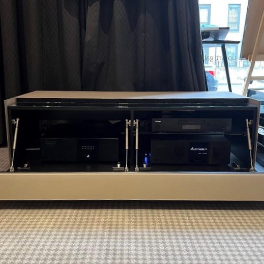 trinnov Altitude 16 processor and Amplitude 16 multi-channel power amplifier in spectral cabinet, high-end home theatre from loud and clear hi-fi, glasgow, scotland, uk