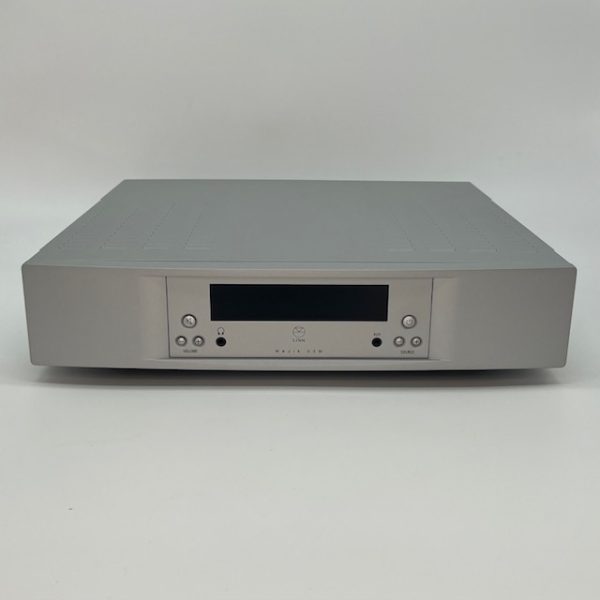 Linn Majik DSM_2 All-in-One Streaming Amplifier in Silver Front View Pre-Owned, Available at Loud and Clear Glasgow, Scotland, U.K.