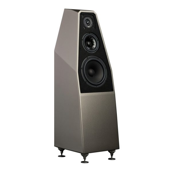 wilson audio sabrinax floorstanding speakers galaxy grey, available at Loud and Clear Glasgow, Scotland, U.K.