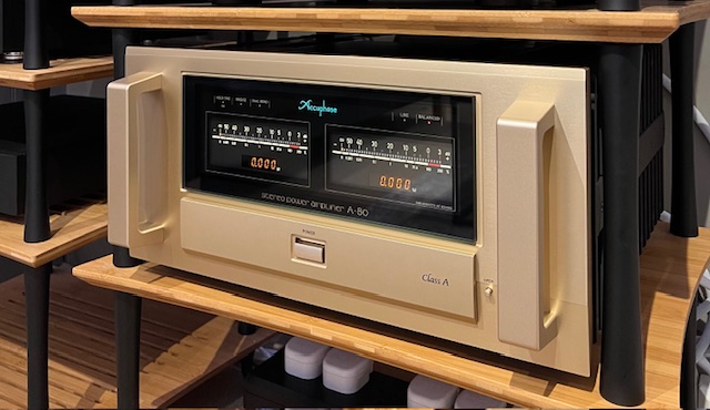 Accuphase A-80 Stereo Power Amplifier New Lifestyle 1, Available from Loud and Clear Glasgow, Scotland. U.K.