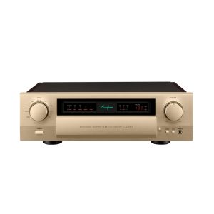 Accuphase C-2300 Precision Stereo Control Center Front View New, Available from Loud and Clear Glasgow, Scotland. U.K.