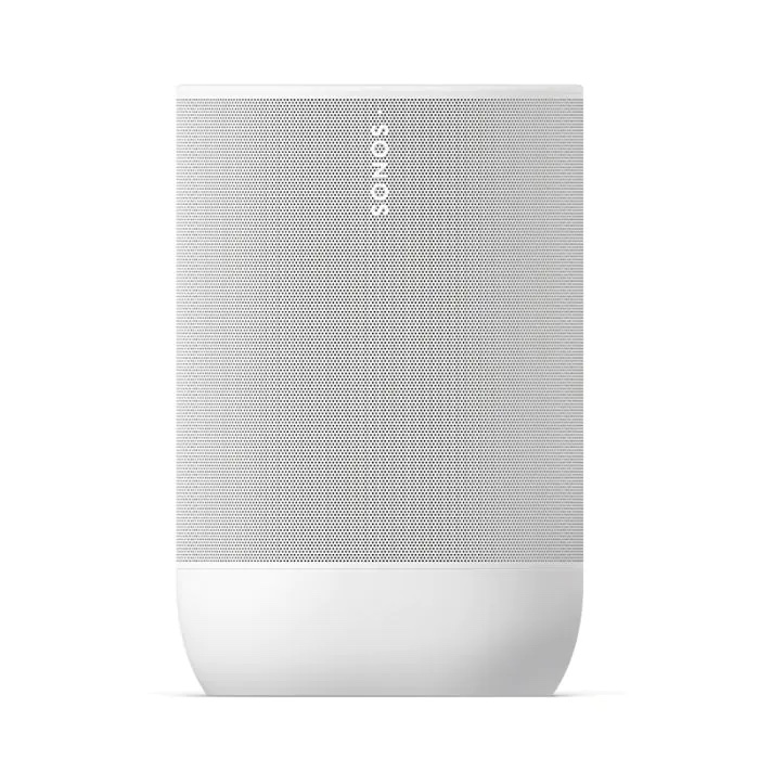 Sonos Move 2 Wireless Portable Speaker New White Front, Available at Loud and Clear Glasgow, Scotland, U.K.