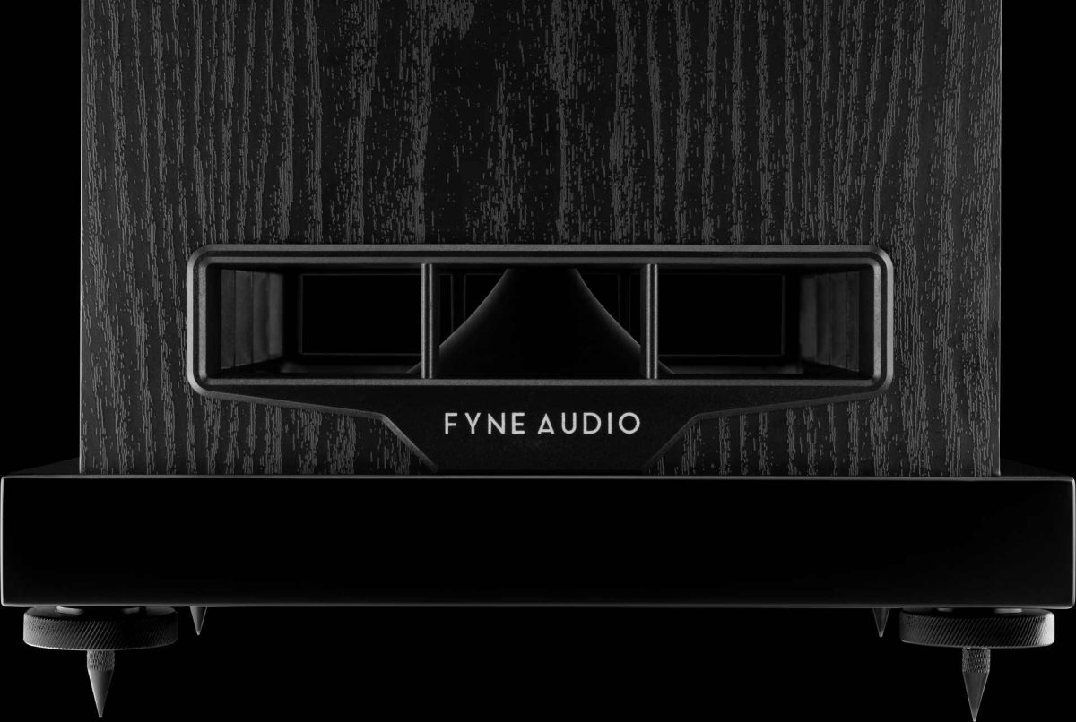 Fyne-F501E-Floorstanding-Speaker-Port-Detail, Available at Loud and Clear Glasgow Hifi Shop, Glasgow, Scotland, U.K.