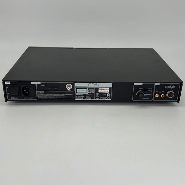 Naim Audio CD5x CD Player Rear View Pre-Owned, Available at Loud and Clear Glasgow, Scotland, U.K.
