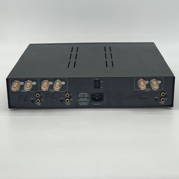 Linn Akurate 3200 3 Channel Power Amplifier Pre-Owned Rear View, Available at Loud and Clear Glasgow, Scotland, U.K.