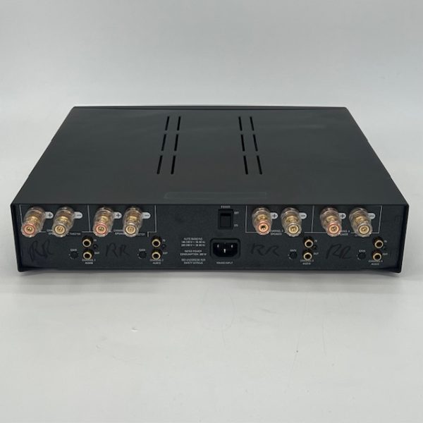 Linn Akurate 4200 (Older) 4 Channel Power Amplifier Pre-Owned rear View, Available at Loud and Clear Glasgow, Scotland, U.K.