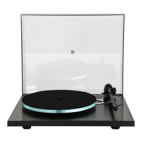 Rega Planar 3 RS Turntable With Cartridge and Power Supply New Front Lid Up, Available at Loud and Clear Glasgow, Scotland, U.K.