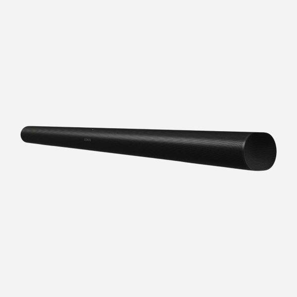 Sonos Arc Ultra Soundbar Black New Angle View, Available at Loud and Clear Glasgow, Scotland, U.K.