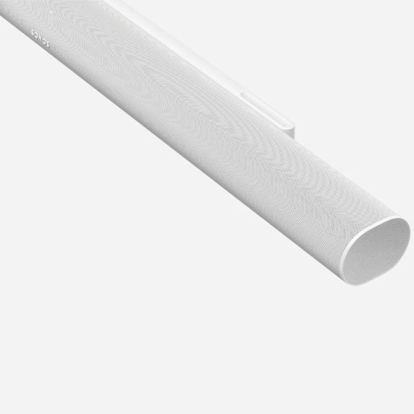 Sonos Arc Ultra Soundbar White New Side View, Available at Loud and Clear Glasgow, Scotland, U.K.