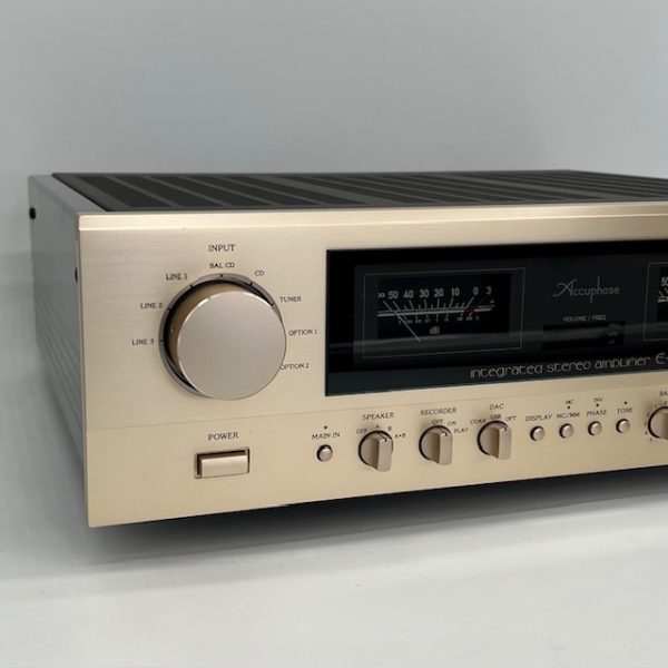 Accuphase E-280 Integrated Amplifier Ex-Demonstration Left View, Available at Loud and Clear Glasgow, Scotland, U.K.