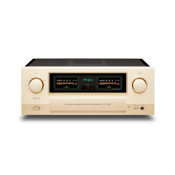 Accuphase E-700 Integrated Amplifier New Front View, Available from Loud and Clear Glasgow, Scotland. U.K.