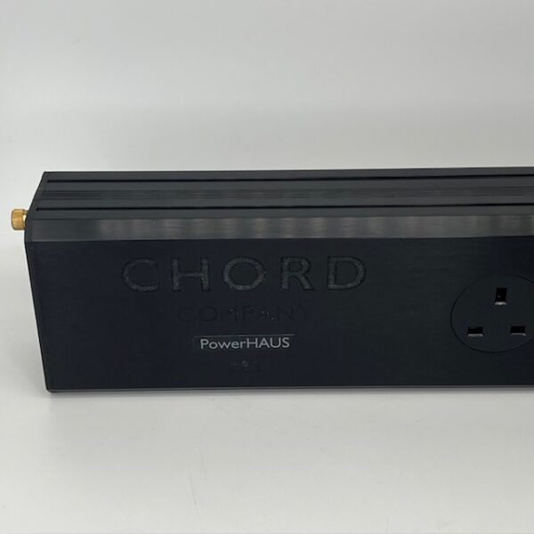 Chord Company PowerHAUS M6 Mains Conditioner Pre-Owned Badge View, Available at Loud and Clear Glasgow, Scotland, U.K.