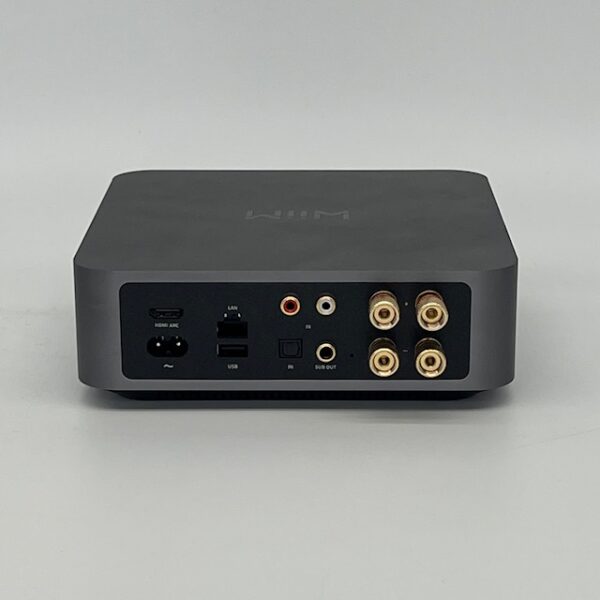 Wiim Amp All-In-One Streaming Amplifier Ex-demo Rear View, Available at Loud and Clear Glasgow, Scotland, U.K.