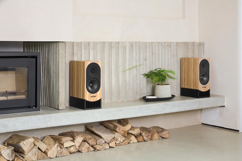 PMC Prophecy 1 Oak Speakers Lifestyle Sitting on Shelf, Available at Loud & Clear Glasgow, Scotland, U.K.