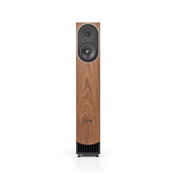 pmc-Prophecy5-front-walnut-no-grille-floorstanding-speakers, Available at Loud & Clear Glasgow, Scotland, U.K.