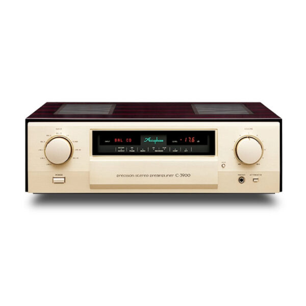 Accuphase C-3900 Preamplifier New Front View, Available from Loud and Clear Glasgow, Scotland. U.K.