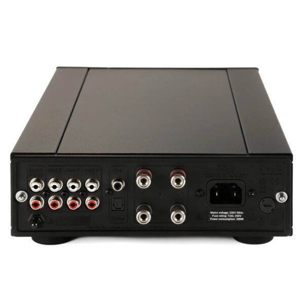 Rega Brio Mk7 Integrated Amplifier New Rear View, Available at Loud and Clear Glasgow, Scotland, U.K.