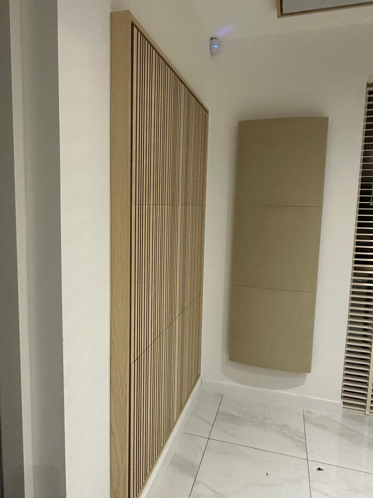 Artnovion panels in hifi room