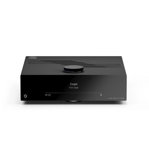 Linn Majik DSM 2025 Integrated Amplifier and Streamer New Front Top View, Available at Loud and Clear Hi-Fi, Glasgow, Scotland, UK