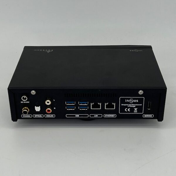 Innuos Pulse Mini Music Streamer Ex-Demonstration Rear View, Available at Loud and Clear Glasgow, Scotland, U.K.