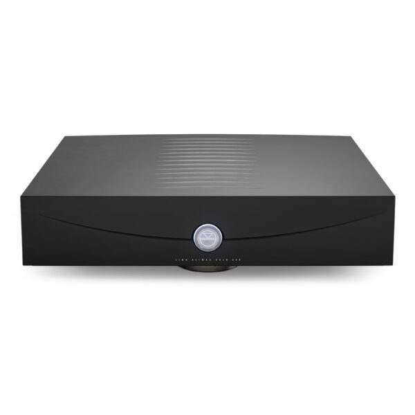 Linn Klimax Solo 500 Mono Power Amplifier New Black Front Top View-min, Available at Loud and Clear Hi-Fi, Glasgow, Scotland, UK