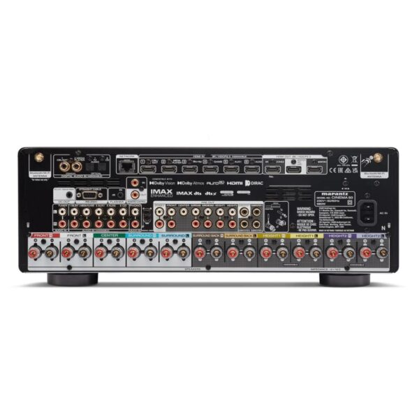 Marantz Cinema 50 AV Receiver New Rear View-min Available from Loud & Clear Hifi Shop in Glasgow Scotland UK