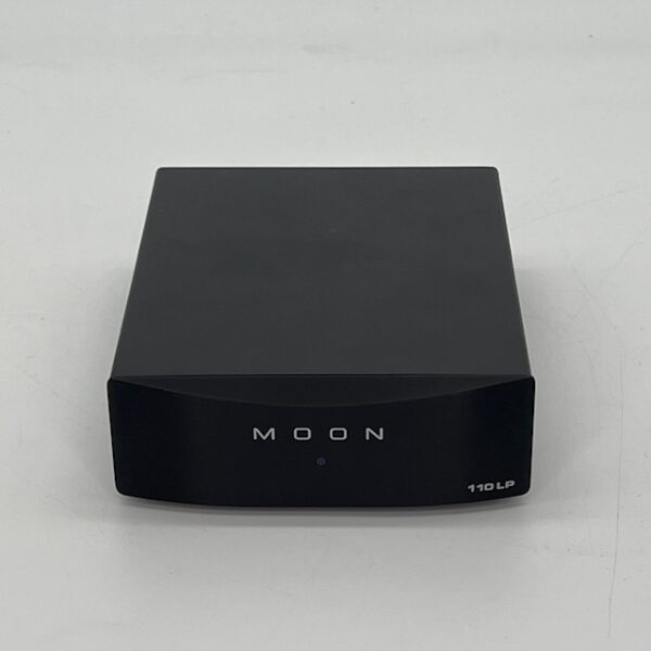 Moon 110LP MM and MC Phono Preamplifier Pre-Owned Front View, Available at Loud and Clear Glasgow, Scotland, U.K.