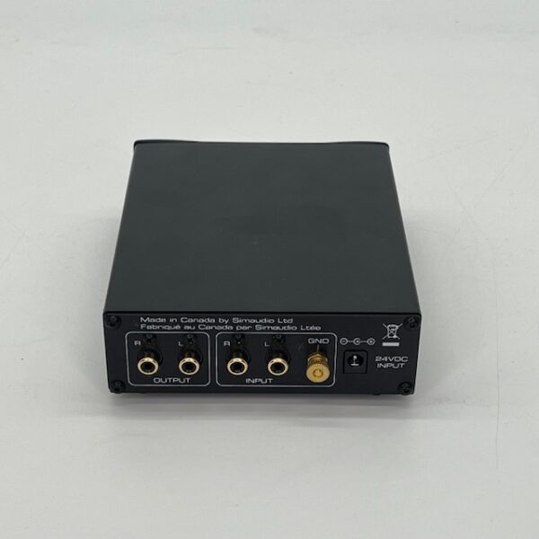 Moon 110LP MM and MC Phono Preamplifier Pre-Owned Rear View, Available at Loud and Clear Glasgow, Scotland, U.K.