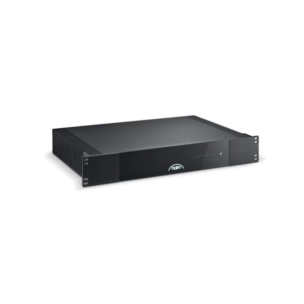 Naim Audio CI-NAP 108 8-Channel Power Amplifier New Front Angle View Rack Mount from loud and clear hi-fi. glasgow, scotland, uk
