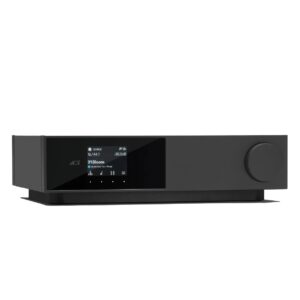 dCS Lina X Streaming DAC NEw Black Front Angle View, high-end head-fi from loud and clear hi-fi, glasgow, scotland, uk