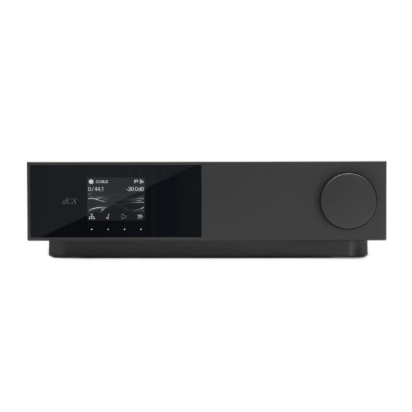 dCS Lina X Streaming DAC New Black Front View, high-end head-fi from loud and clear hi-fi, glasgow, scotland, uk