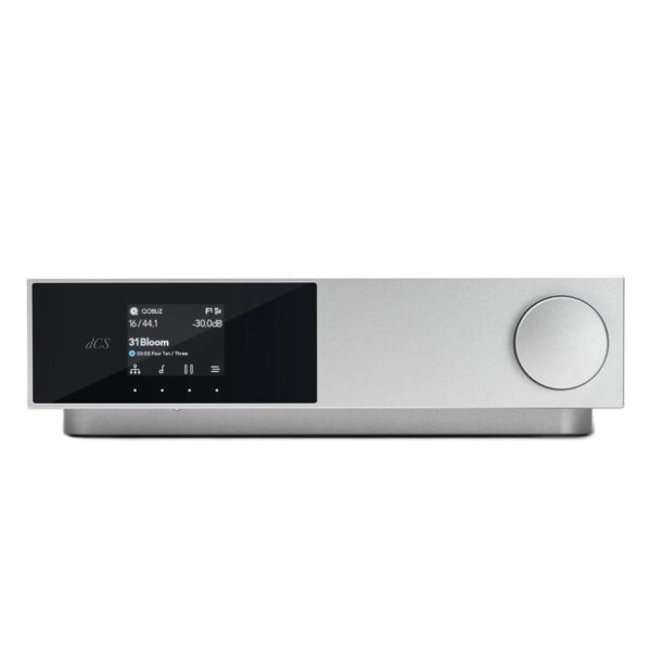 dCS Lina X Streaming DAC New Silver Front View, high-end head-fi from loud and clear hi-fi, glasgow, scotland, uk