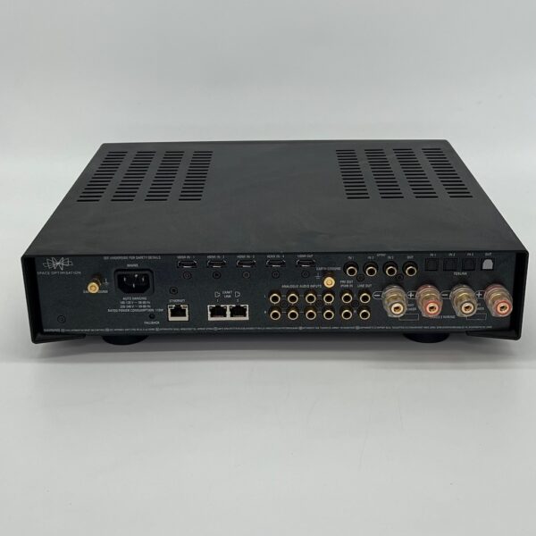 Linn Majik DSM:3 Black Streaming Amplifier Pre-Owned Rear View, Available at Loud and Clear Glasgow, Scotland, U.K.
