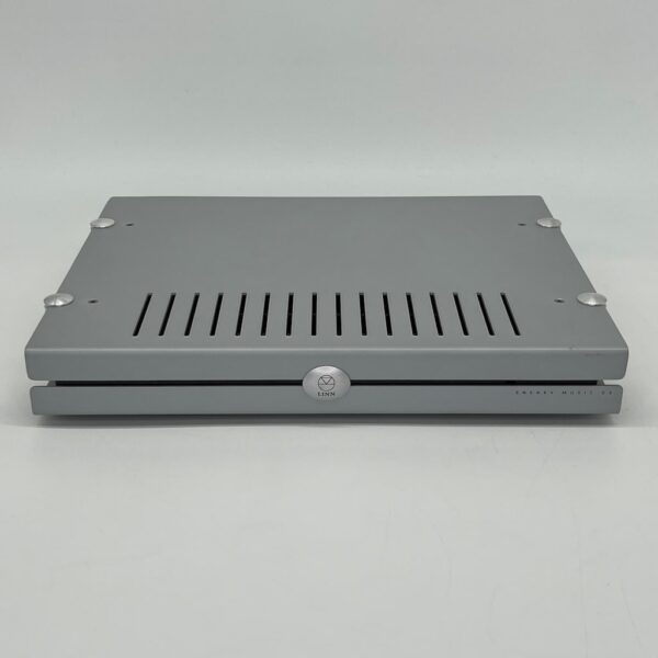 Linn Sneaky Music DS Streaming Amplifier Silver Pre-Owned Front View, Available at Loud and Clear Glasgow, Scotland, U.K.