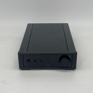 Rega IO Integrated Amplifier Pre-Owned Front View, Available at Loud and Clear Glasgow, Scotland, U.K.