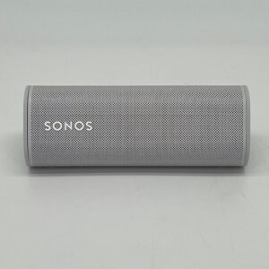 Sonos Roam 2 Bluetooth Portable Smart Speaker White Pre-Owned Front View, Available at Loud and Clear Glasgow, Scotland, U.K.