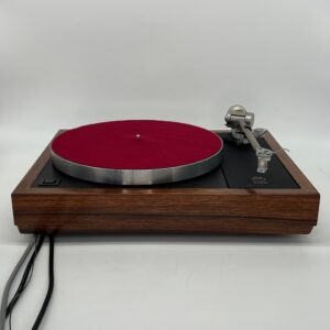 Linn LP12 Cocobolo Ekos SE Turntable Pre-Owned New L&C Special Build Front View, Available at Loud and Clear Glasgow, Scotland, U.K.