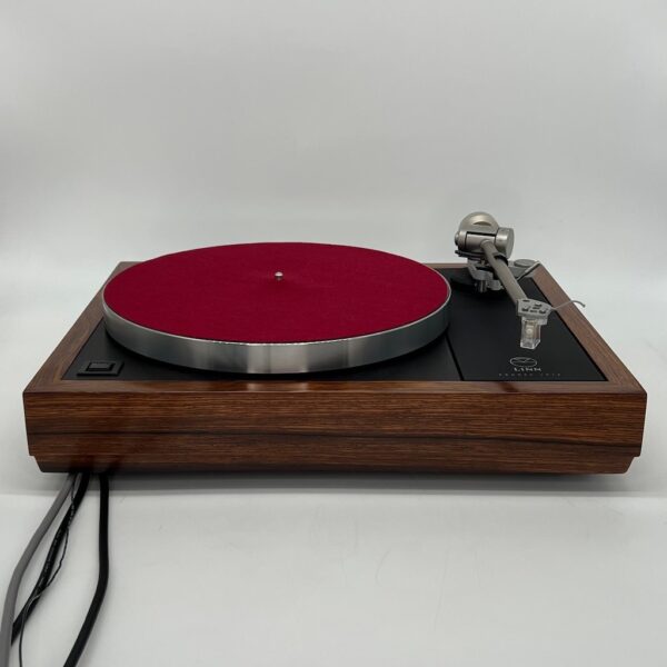 Linn LP12 Cocobolo Ekos SE Turntable Pre-Owned New L&C Special Build Front View, Available at Loud and Clear Glasgow, Scotland, U.K.