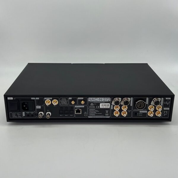Naim Audio NAC-N-272 Streaming Preamplifier Pre-Owned Rear View, Available at Loud and Clear Glasgow, Scotland, U.K.